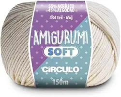 Linha Amigurumi Soft - Circulo - croche e trico (1706-Flocos)