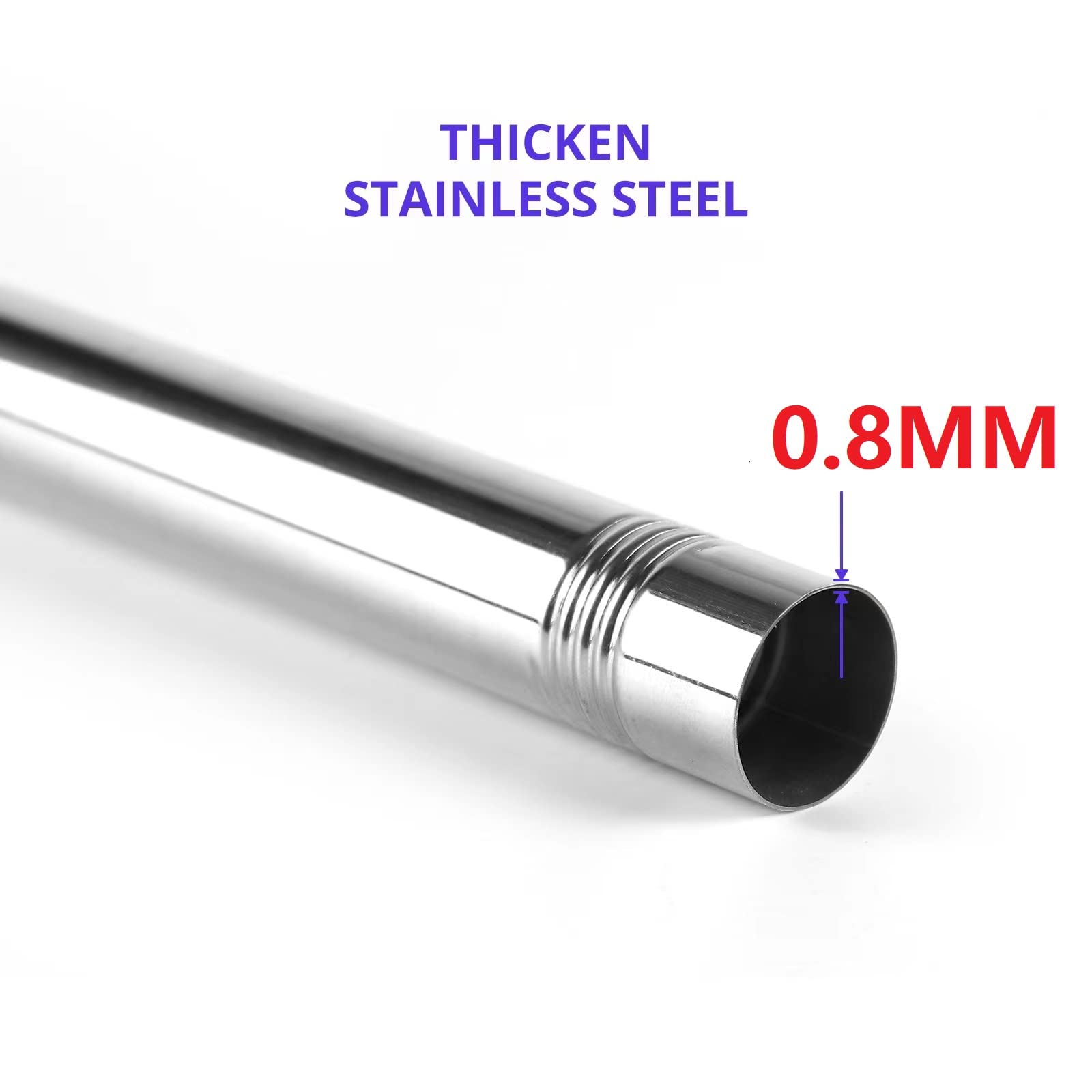 LOMETY Stainless Steel 6FT Flag Pole with Holder,Heavy Duty Multi-Position Flag Pole Bracket Multi-Angle Adjustment Wall mounting Bracket with 6FT 1 inch Flagpole(Silver)