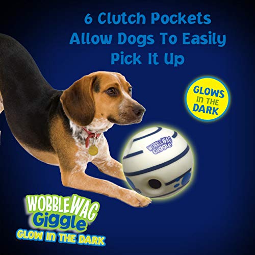 Wobble Wag Giggle Ball - Interactive Glow In The Dark Dog Toy thumb #3