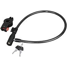Hama Bicycle Cable Lock Spiral Cable Lock 65 cm with Two Keys Black