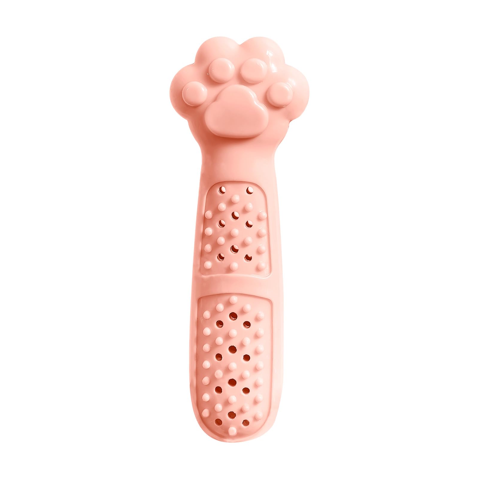 Mooipur Cat Teething Toy, Cute Cat Paw Kitten Chew Toys for Cat Dental Care, Cat Treat Dispenser Toy for Kitten Chewing, Kicking and Boredom Releasing