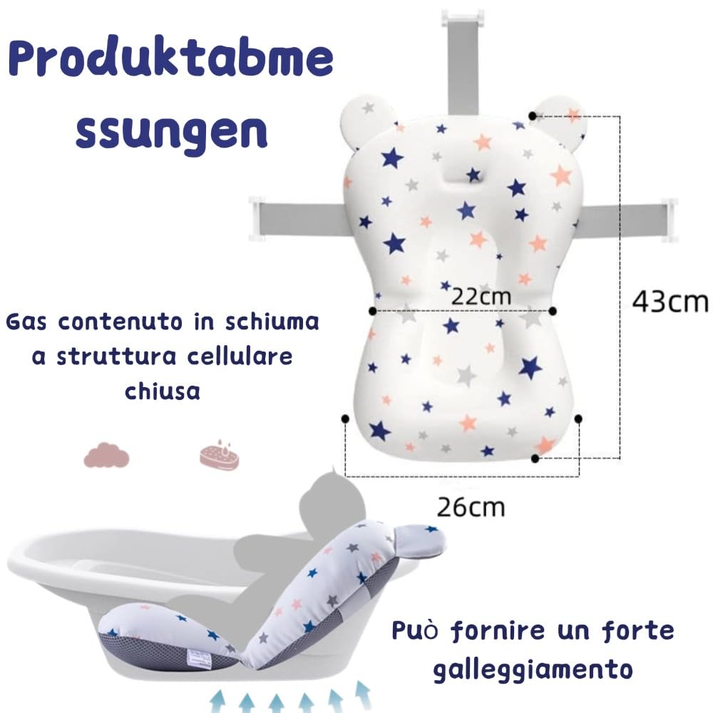 Coussin de bain pour bébé, réducteur de baignoire pour bébé, support de baignoire universel, matelas de bain antidérapant
