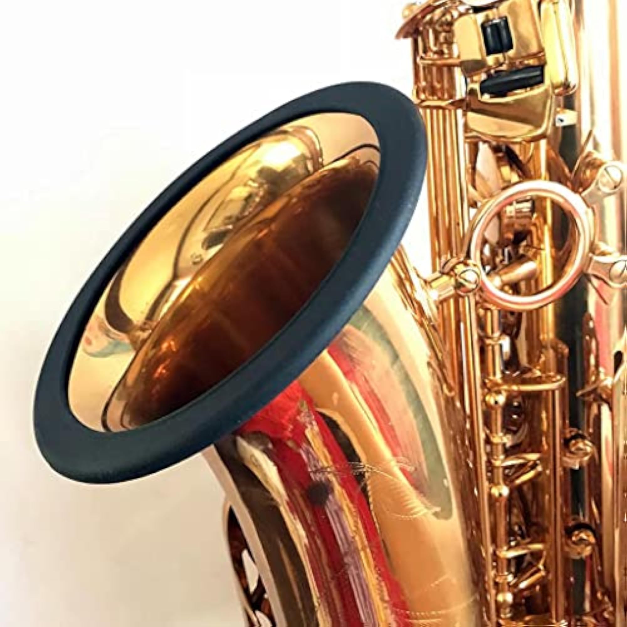 Black Alto Saxophone Trumpet Ring Mute Protector