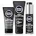 Produktbild NIVEA MEN Deep Control Gesichtspflege Set, Pflegeroutine für Männer mit Peeling, Gesichtsmaske und Feuchtigkeitsgel, tolle Pflegekombination für den gepflegten Mann
