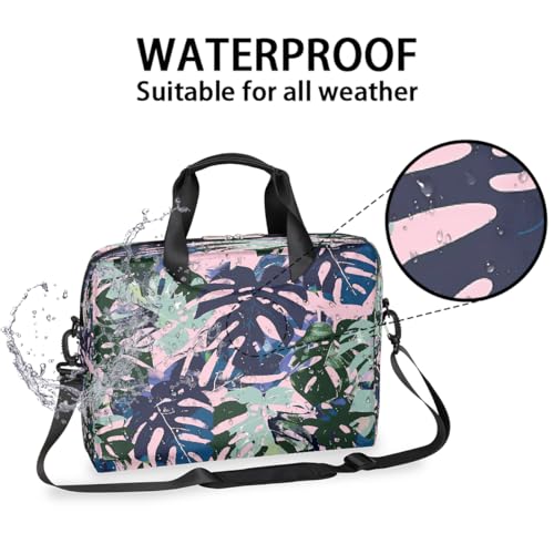 Bolsa para laptop camuflaje tropical hojas de palma miniatura 2