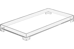 Large Acrylic Vanity Bathroom Tray