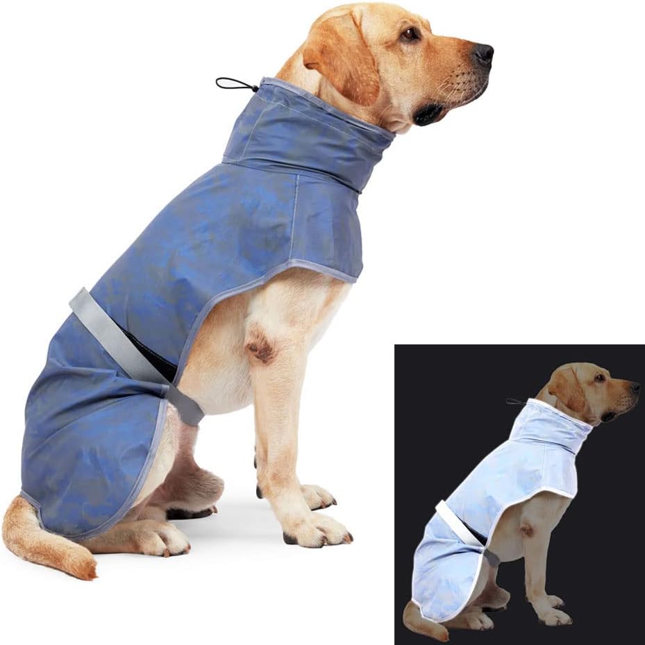 Kalining 2 Pack REFLECTIVE DOG BANDANA Large/medium/small