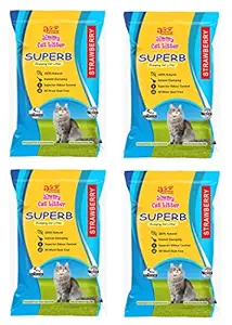 JiMMy Pet Products Jimmy Cat Litter Superb Clumping Strawberry Fragrance 20 Kg