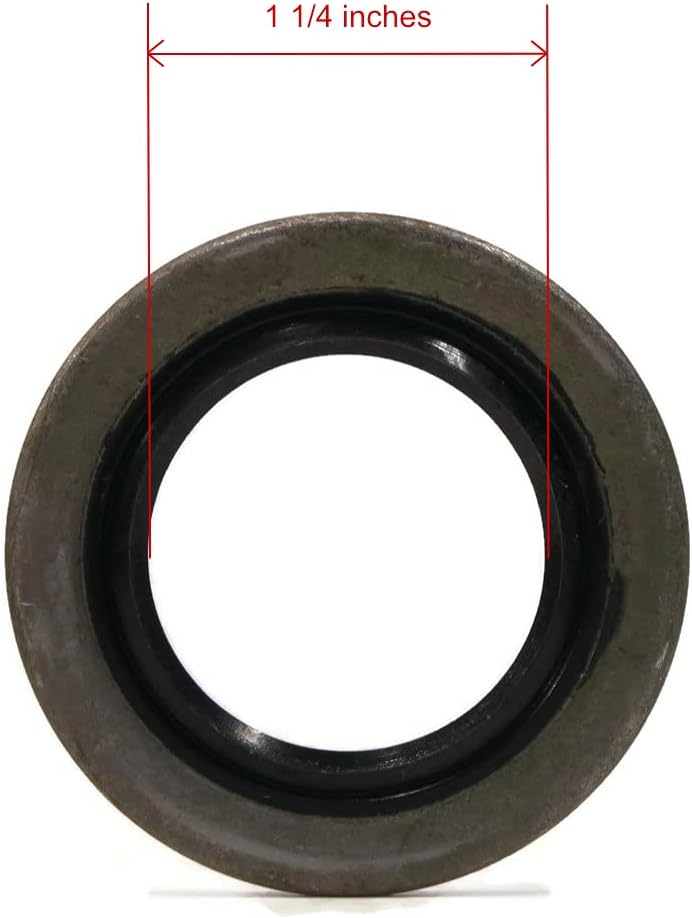 The ROP Shop 2-Pack - Trailer Hub Grease Seal Double Lip 1.249" x 1.983" Chicago Rawhide 12407