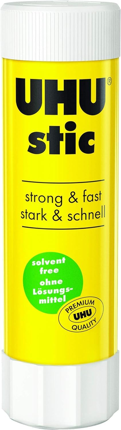 stic, 40g, the proven glue stick, strong, fast, solvent free, clean, safe & sustainable for school, home, office, kids, arts and crafts, 98% natural, now packed in 70% recycled plastic