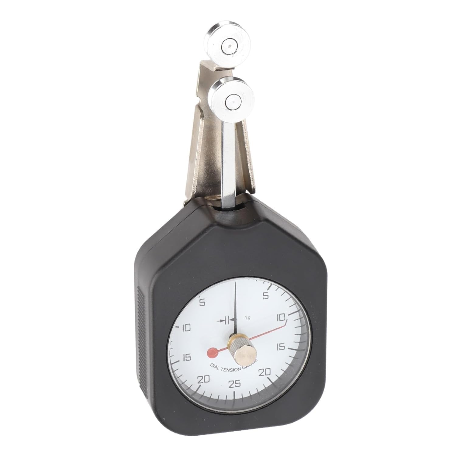 XNZJHPP Yarn Tension Meter - Dual Pointer Dial Gauge, Precision ±1 Scale, Measures 25-250gw for Textiles, Ideals for Knitting & Crochet, Accurate Double Needle Tension Tool (150gw)