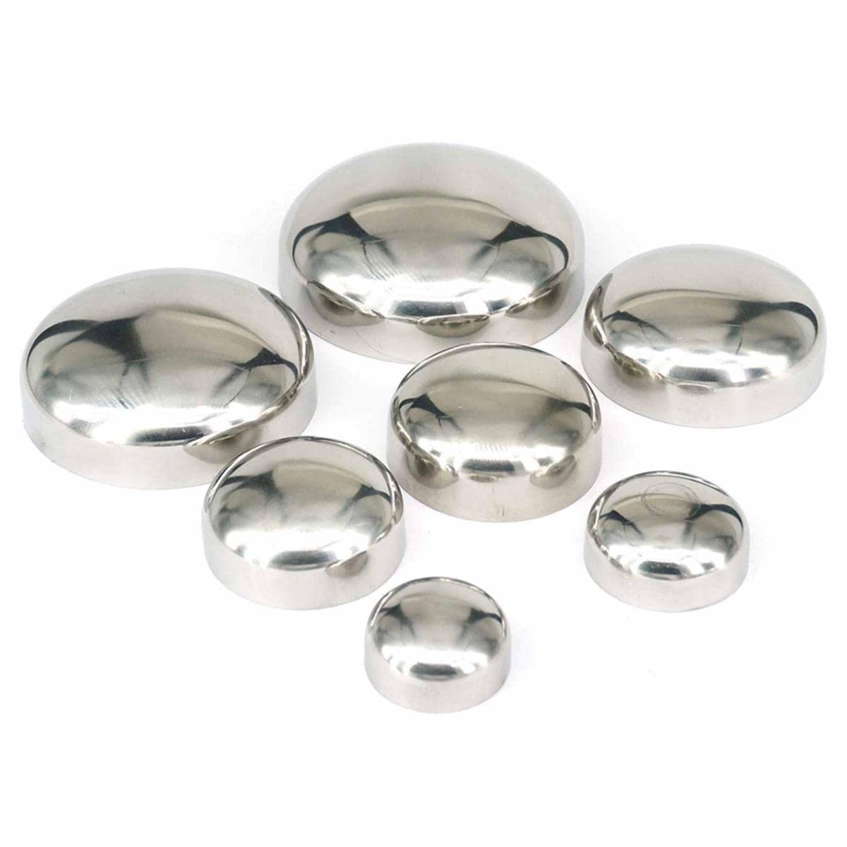 19/25/32/38/45/51/57/63/76/89/102/108/114/133/159mm O/D 304 acero inoxidable sanitario tope soldadura final tapa farmacéutica-159mm