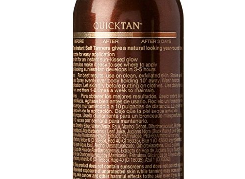 Body Drench Quicktan Quick Tan Bronzing Spray Medium Dark (The Perfect Ultra Bronzing Self-tanner a Fast-drying Formula) - Size 6 Oz / 170g (Pack of 2)
