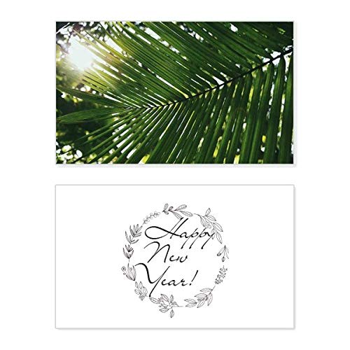 Tarjeta de Año Nuevo Leaf Plant, el detalle ideal para acompañar tus obsequios