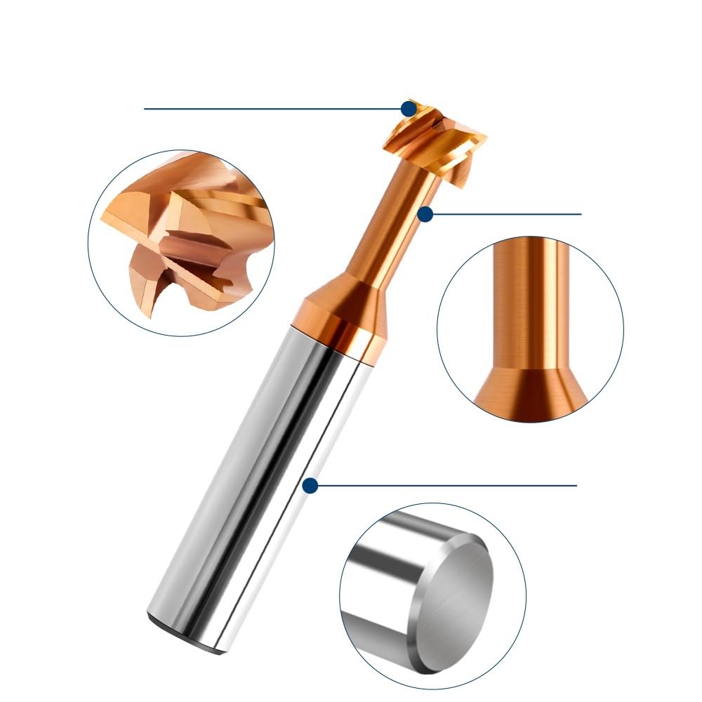 HRC55 frezy rowkowe z węglików spiekanych T, pręt 4 20 mm, rowki, powłoka tytanowa, obrabiarki CNC do stali nierdzewnej (4,0x1,5xD4x50L)