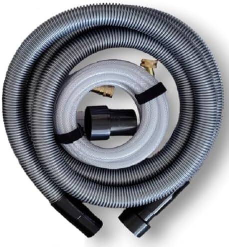 Extractor Hose Kit, Complete with Vacuum Hose and Water line. Auto detailing Home Upholstery Carpet Cleaning