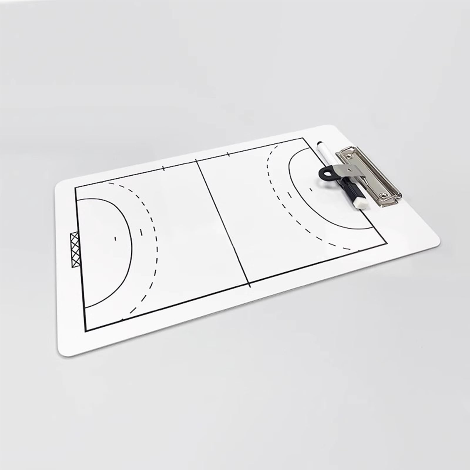 Lavagna Tattica Pallamano, Cartellina Portablocco per Allenatore, Portablocco per Istruttore,Lavagna Portatile Allenatore con Penna, per Competizione e Allenamento