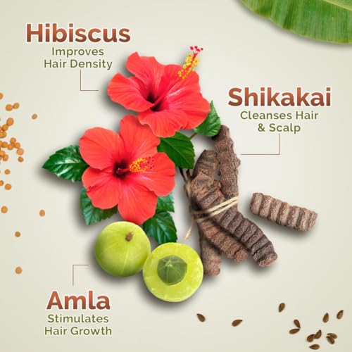 Image of Mamaearth Kerala Thaali Hair Cleansing Kit with Power of 12 Herbs for Thick & Long Hair| 100% Natural Herbs | Gently Cleanses | Ready-To-Use | Kerala's Timeless Expertise