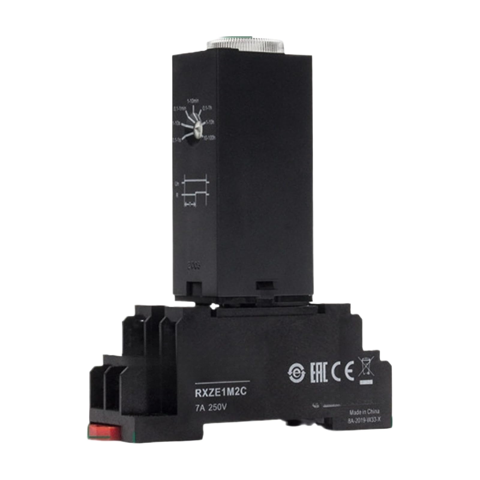 Relais temporisé REXL4TMBD Schneider 24V DC avec embase de fixation - 6
