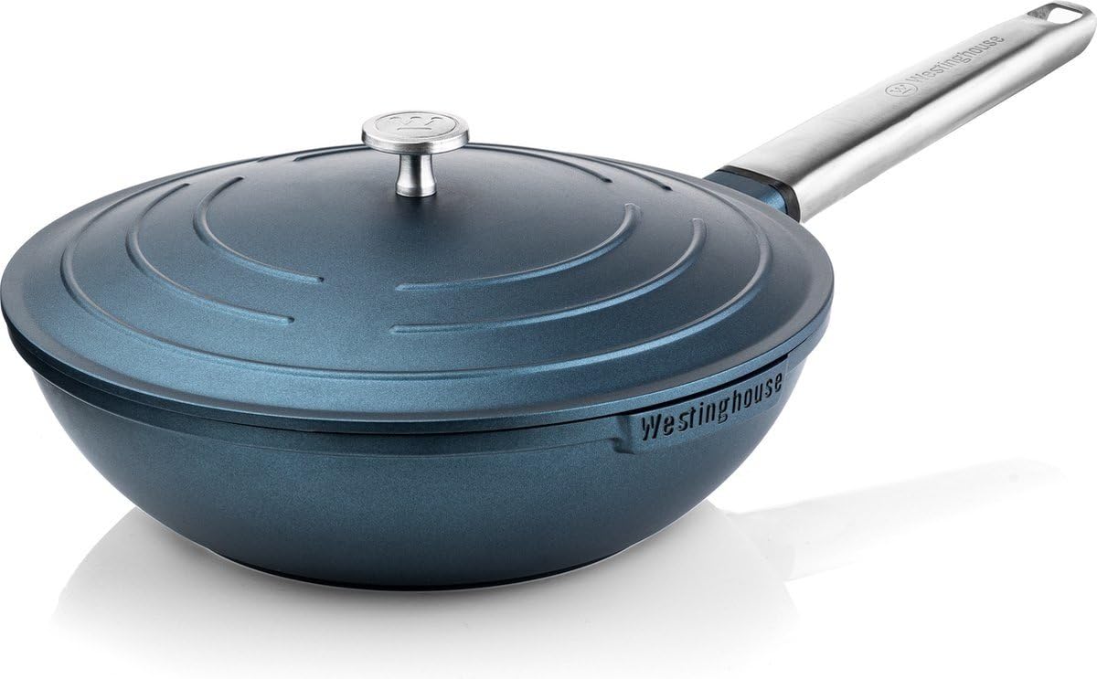 Padella 30 Cm In Acciaio Inossidabile 18/10 Triply – Senza PFAS, Adatta A Tutti I Fornelli (Induzione Inclusa) E Forno Fino A 250°C – Garanzia A Vita