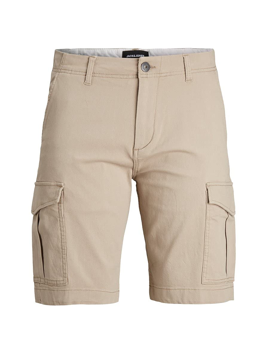 JJIJOE JJCARGO SHORTS AKM Krem Erkek Şort