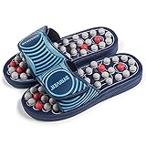 BYRIVER Acupresión Masaje de pies Zapatillas Zapatos Sandalias Estera, Masajeador de reflexología Alivio de la fascitis plantar, Artritis, Talón, Dolor de espalda, Regalo para mamá papá (05L)