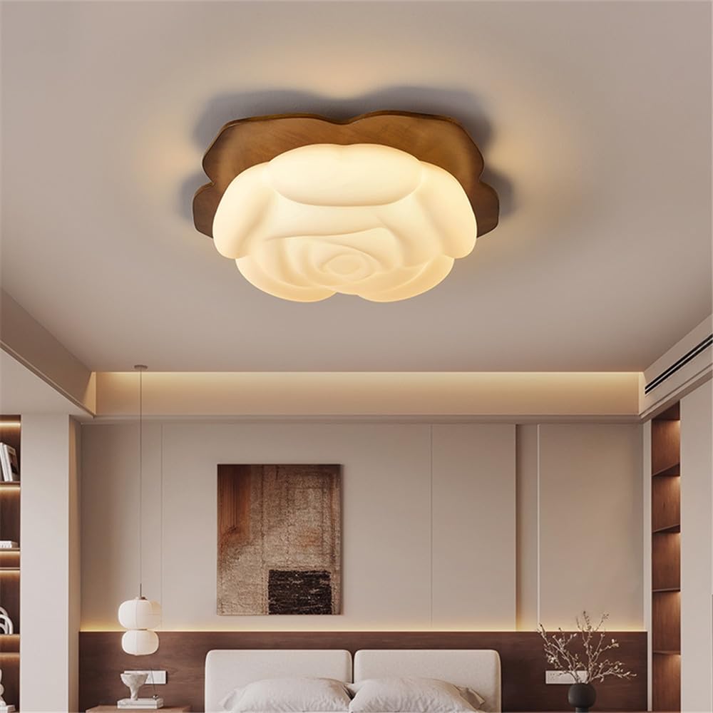 KXEcoLife Nordic LED Ceiling Lamp Contemporary Simplicity Art Living Room Restaurant Bedroom Study Children's Corridor Balcony Lights (3818 D58CM)