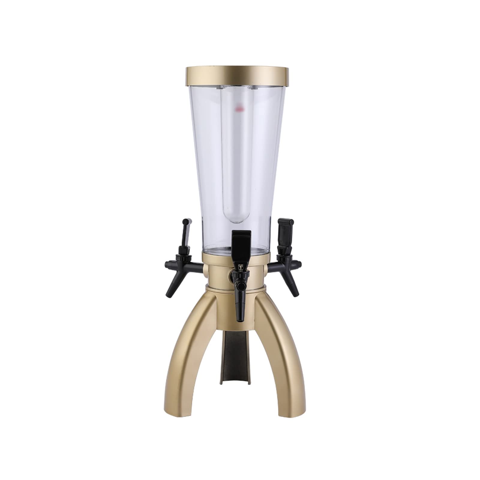 Dispensador de cerveza Dispensador de torre de cerveza de 3L con carámbanos y luces Dispensador de bebidas con grifos Dispensador de cerveza para fiesta/bar/hogar/Dispensador de bebidas al aire libr