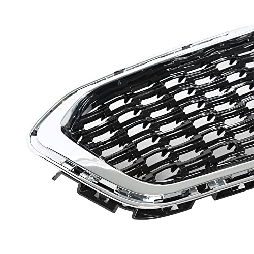 Mifeier Front Upper Center Lower Grille Compatible With Chevrolet Malibu 2014-2015 3Pcs #TOP2