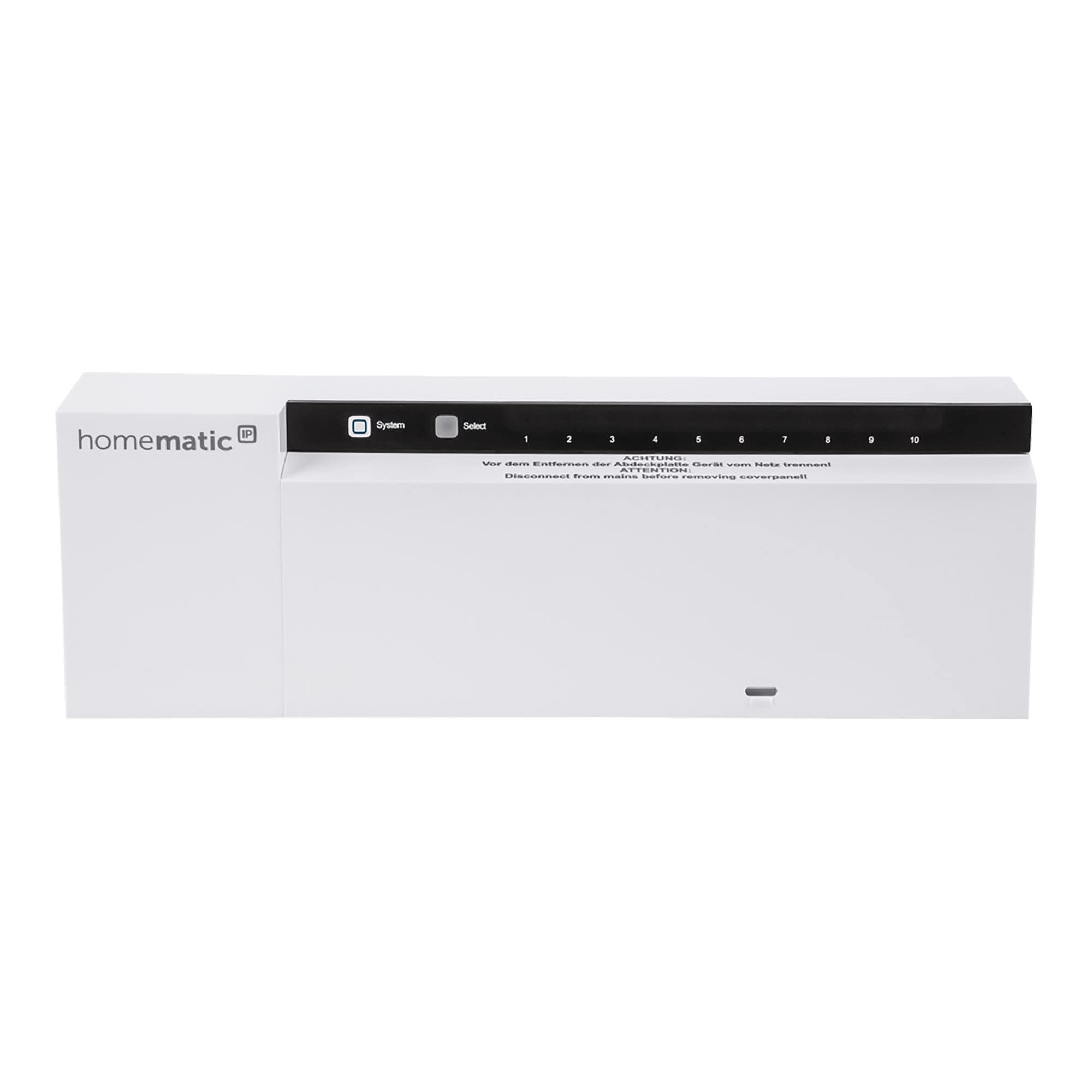 Homematic IP Smart Home 142981A0 - Controlador de calefacción por Suelo Radiante (10 aumentos, 230 V, con o sin aplicación, Ahorro de energía)