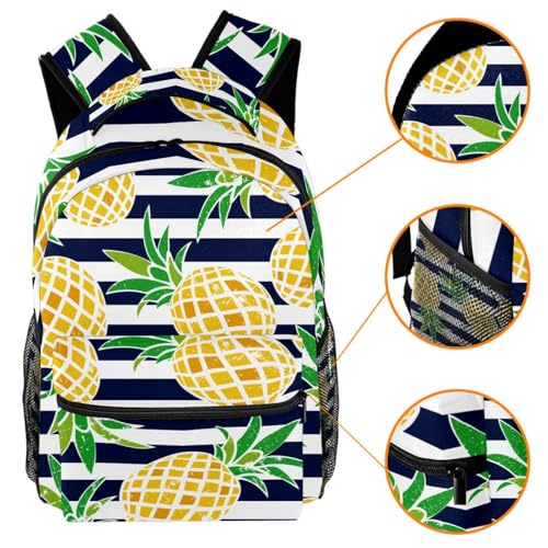 Sac à dos filles ananas multicolore, le cadeau idéal pour la rentrée - 3