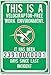 This is a Velociraptor- Free Work Environment - NEW Humor Poster