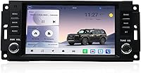 Firstnav 7" QLED Android 12 Car Stereo for Jeep Wrangler 2007-2018 & Dodge Ram 1500 - Wireless CarPlay/Android Auto, 4GB RAM+64GB, Plug & Play