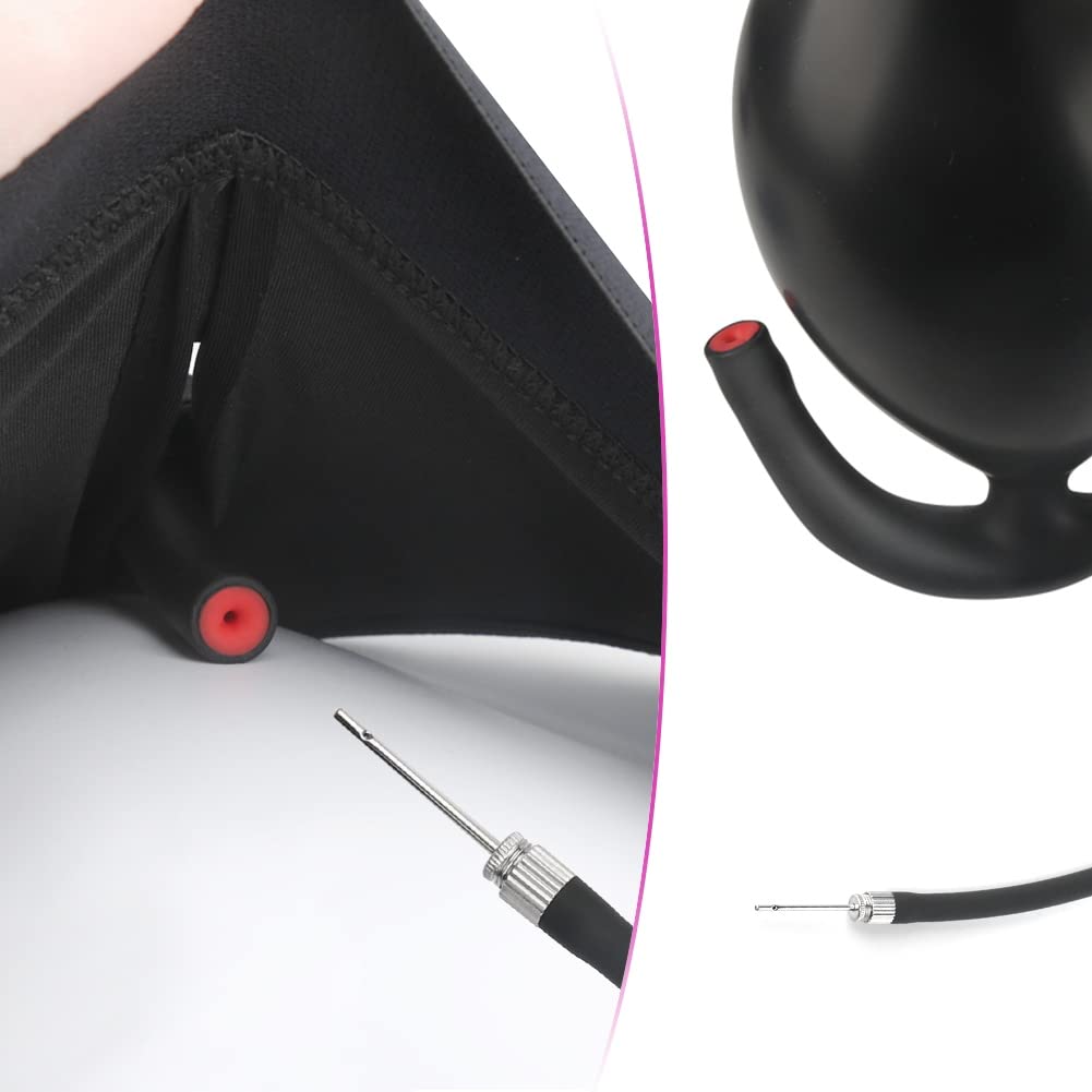Roluck Tapón anal inflable de silicona líquida para estimulación del punto G y la próstata, entrenamiento anal y masaje, juguete sexual