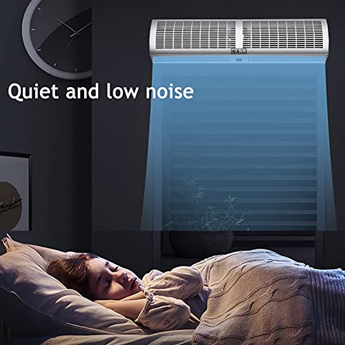 Commercieel Luchtgordijn Voor Boven De Deur, Geluidsarm Natuurlijke Wind Onzichtbaar Luchtgordijn Voor Supermarkt Restaurant Mall Luchtgordijn Commercieel Dempen Dual Speed Afstandsbediening - Image 7