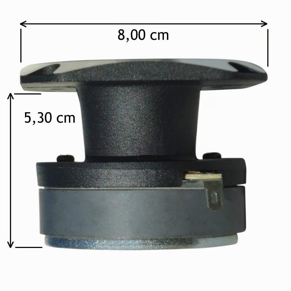 SUPER TWEETER DRIVER PYLE PDBT28 DE 150 WATT RMS Y 300 WATT MAX CON 104 DB DE SENSIBILIDAD' 8,00 X 8,00 CM DE DIÁMETRO CUADRADO POR PUERTAS PORTERO SPORTELLI COCHE ES COMPETICIONES SPL