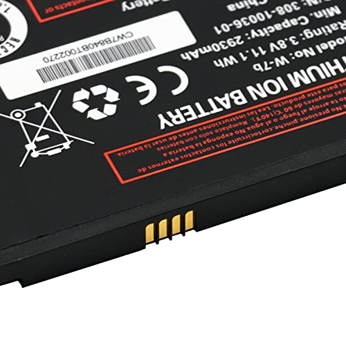 W-7B Battery 2025 Upgraded for Unite Express 2 Netgear Aircard 800s Optus 4G WiFi Modem AC800S Replacement Battery 2930mAh