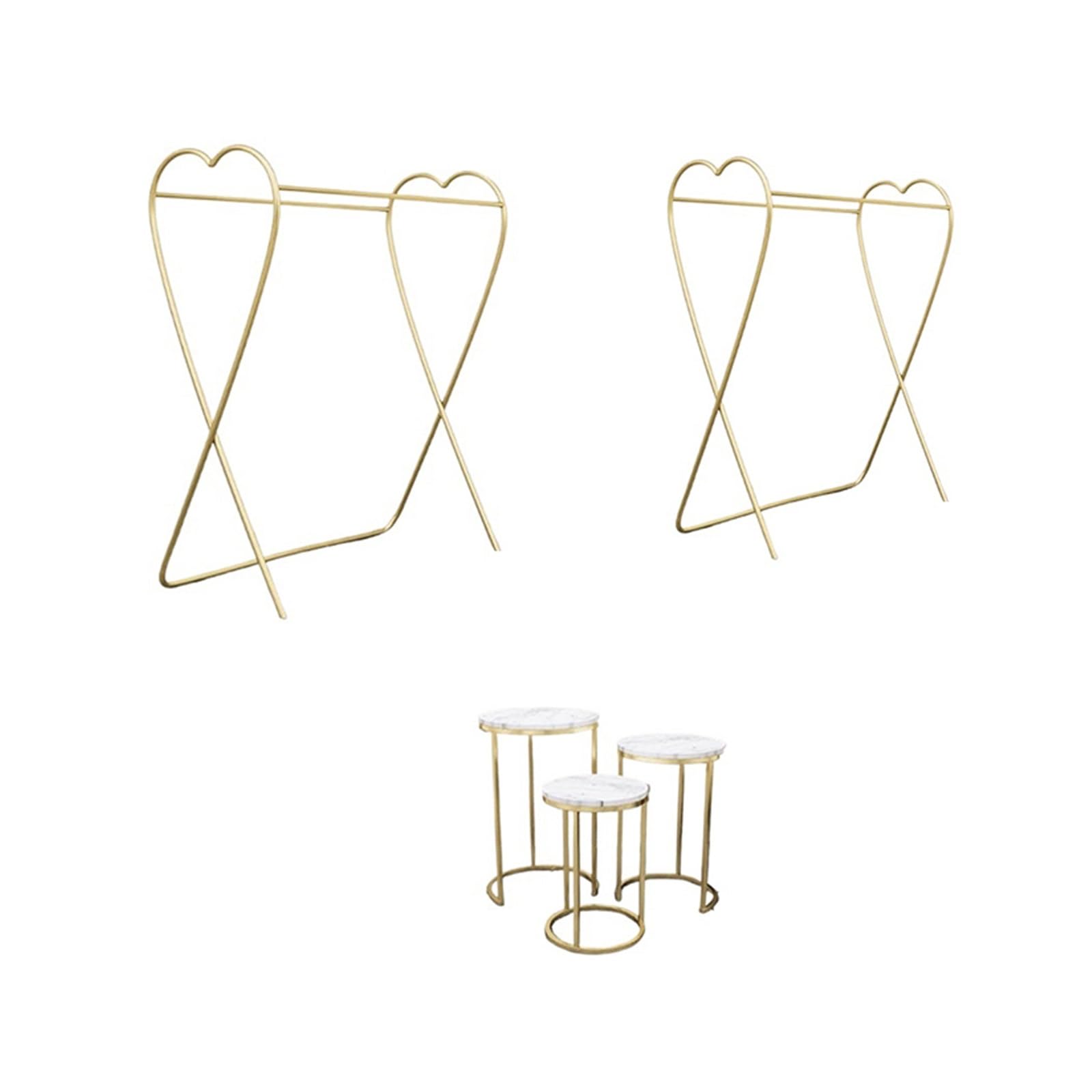 Rolling Clothing Rack Clothing Store Double Row Island Display Rack with Stand in the Middle Flowing Platform Clothes