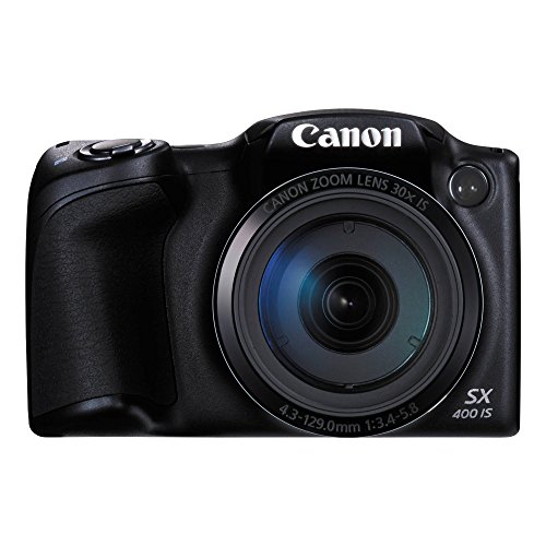 Image of Canon Powershot SX400 is 16.0 MP Digital Camera with 30x Optical Zoom and 720p HD Video (Black)