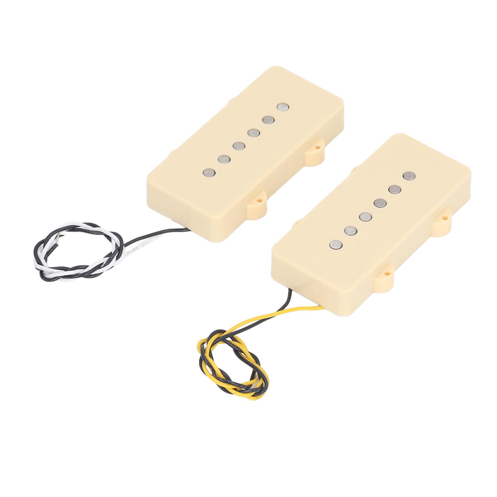 Generic Set di Pickup per Chitarra Elettrica Alnico 5 da 2 Pezzi Suono Migliorato per Chitarre Elettriche Jazzmaster