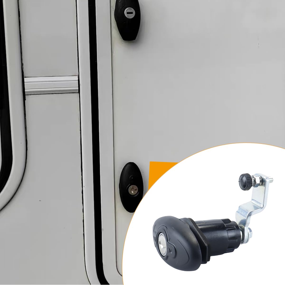 Serrature Per Camper, Kit Di Serrature Con Maniglia a T Con Chiavi, Serratura Per Porta Da Garage Con Maniglia a T Per Camper, Roulotte, Roulotte, Barche E Camper.