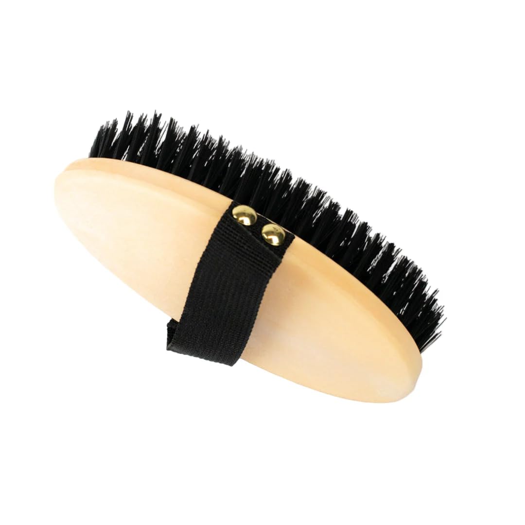 GS Equestrian & Country Plastic Body Brush (Black)
