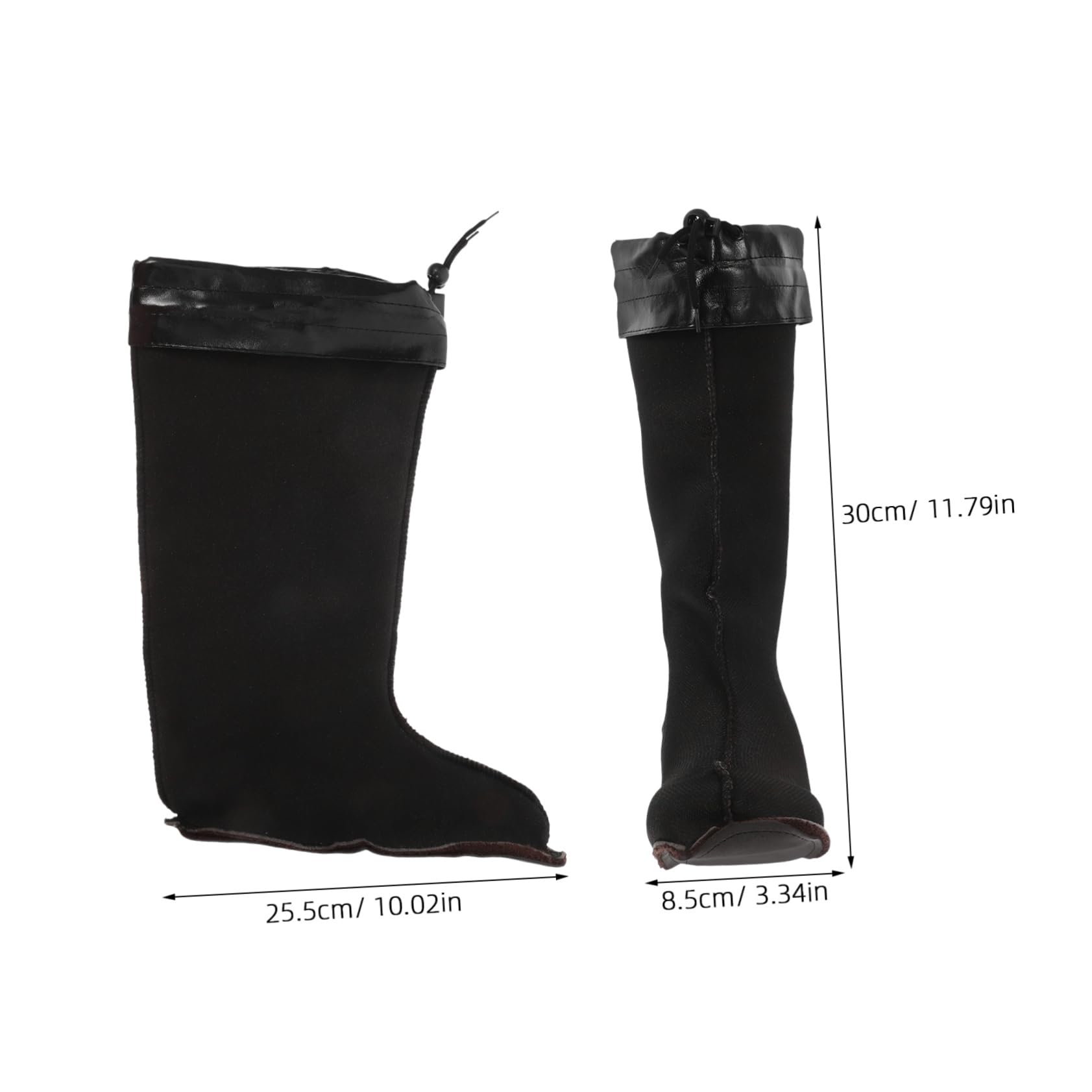 HOLIDYOYO Warm Men's Rain Boot Liners Insulated Winter Boot Socks for Cold Weather Cozy Liners