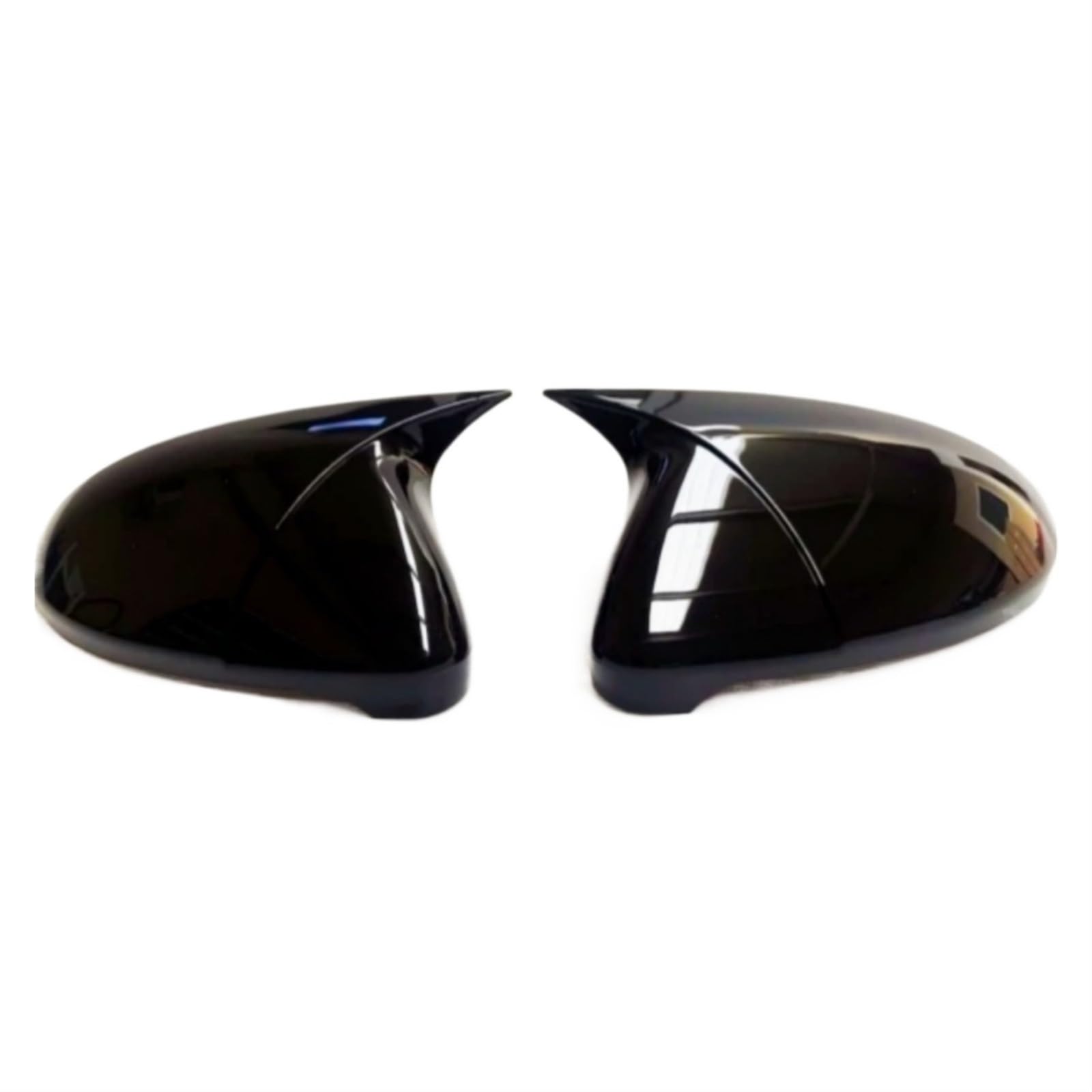 Cover Specchietto Per VW Per Golf 7 MK7 2012-2020 Alloggiamento specchietto stile pipistrello Copertura specchietto retrovisore Copertura 2 pezzi per nero lucido