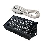 ONEUNG WiFi Programmable LED Controller TC421 Time Display 5 Channels DC1224V