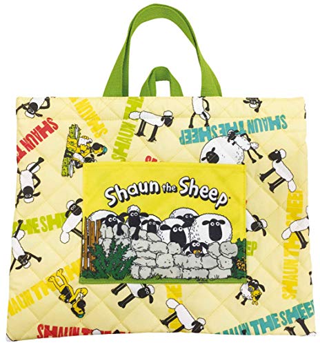 アイプランニング レッスンバッグ ひつじのショーン キルト イエロー W39×H31cm K1396A