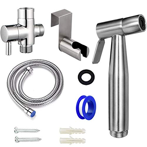 AILELAN Bidet Sprayer, Cloth Diaper Sprayer Handheld Toilet Sprayer Kit Bathroom Portable Shower