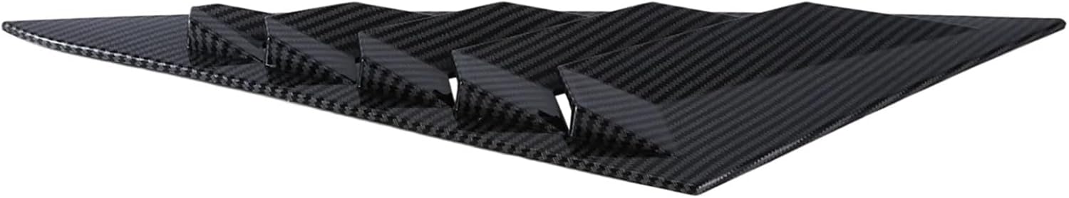 1 Pair Car Rear Window Louver Trim Cover Compatible for Hyundai Sonata 8Th 9Th 2011-2019 Side Shutter Air Vent Shade Scoop,A