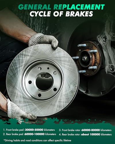 Image of SCITOO Front Disc Brake Rotors Kits Brakes Kit:54011