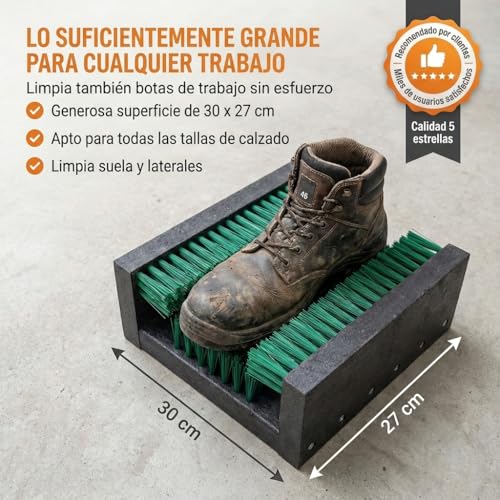 Rascador de zapatos resistente Borstelshop soluciona las huellas de barro en casa 7